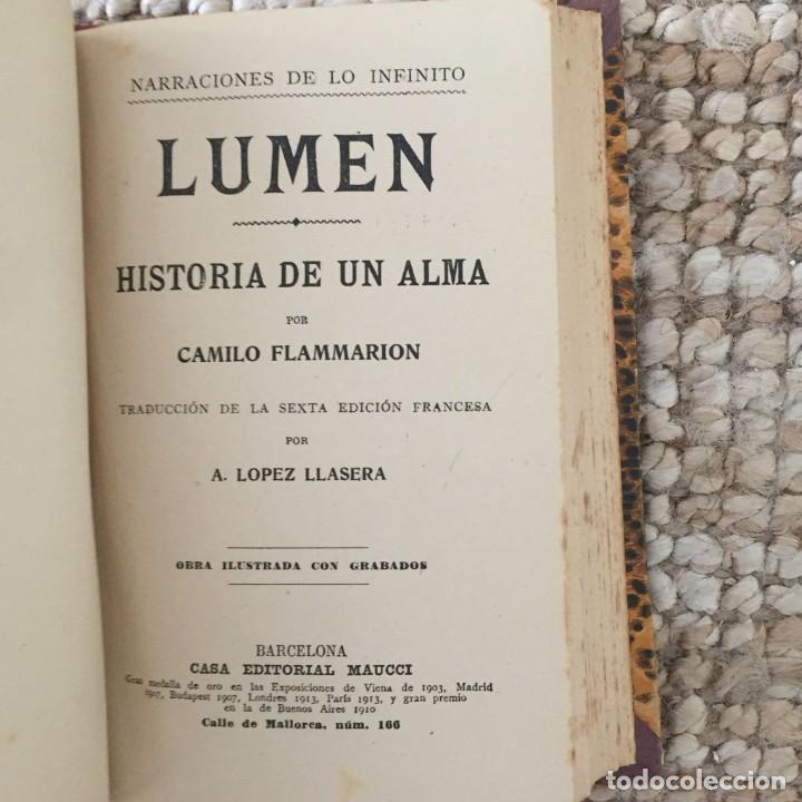 Libros antiguos: Camilo Flammarion - Pack 5 Obras Reencuadernadas - Foto 5