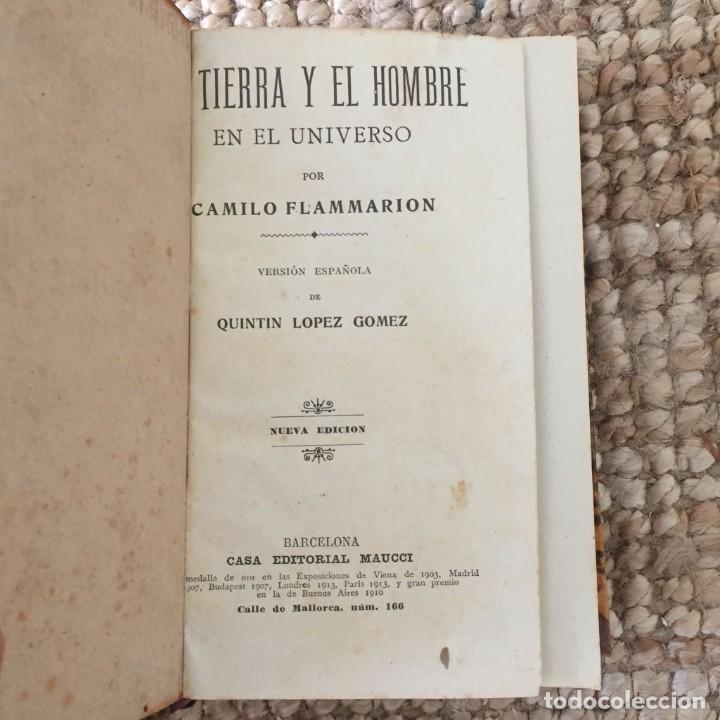 Libros antiguos: Camilo Flammarion - Pack 5 Obras Reencuadernadas - Foto 7