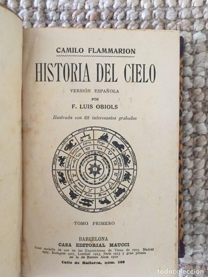 Libros antiguos: Camilo Flammarion - Pack 5 Obras Reencuadernadas - Foto 12