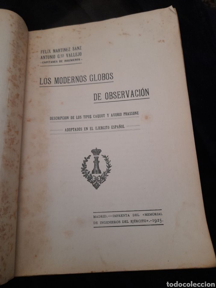 Libros antiguos: Los modernos globos de observaci&oacute;n de 1925 - Foto 1