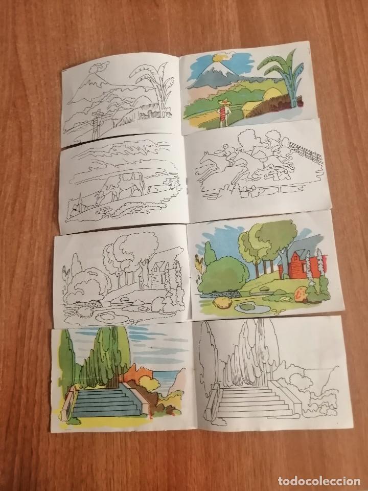Libros antiguos: 4 ANTIGUOS LIBRITOS PARA PINTAR EDICIONES CUBO - Foto 2
