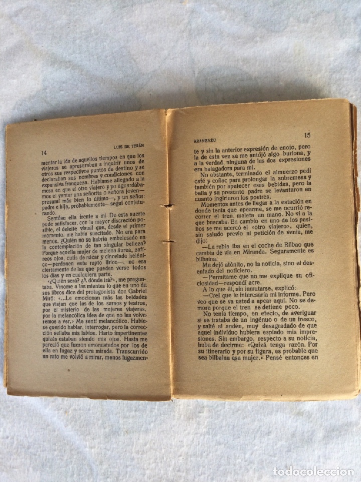 Libros antiguos: Ar&aacute;nzazu. Luis de Teran - Foto 3