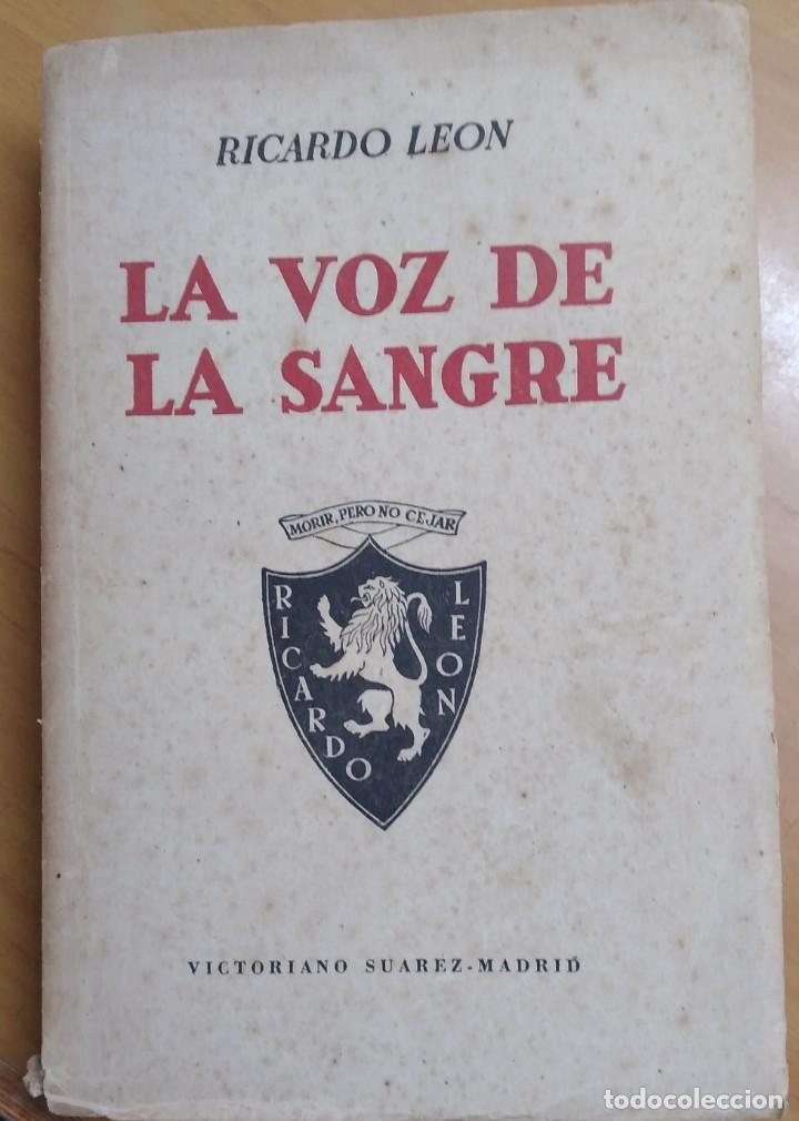 Libros antiguos: LA VOZ DE LA SANGRE - Foto 1