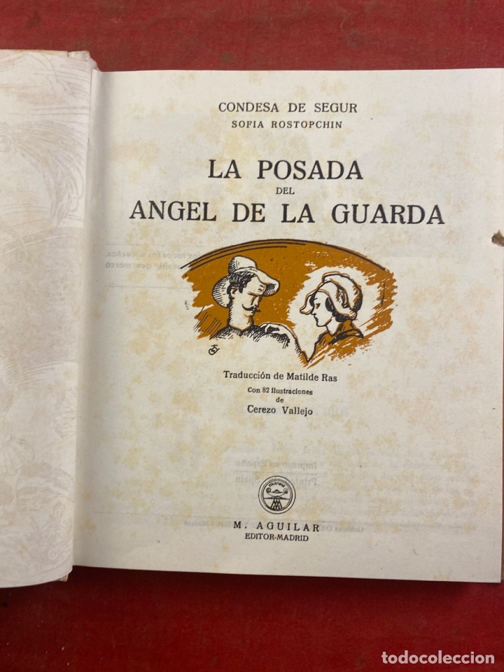 Libros antiguos: CONDESA DE SEGUR. LA POSADA DEL &Aacute;NGEL DE LA GUARDA - Foto 2