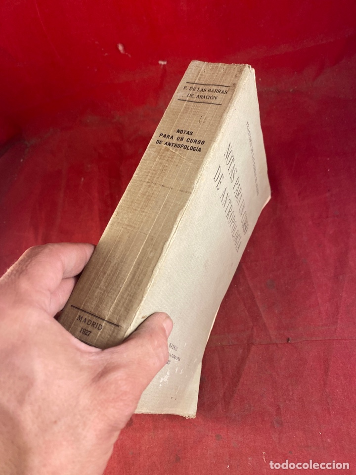 Libros antiguos: NOTAS PARA UN CURSO DE ANTROPOLOG&Iacute;A 1927 - Foto 2