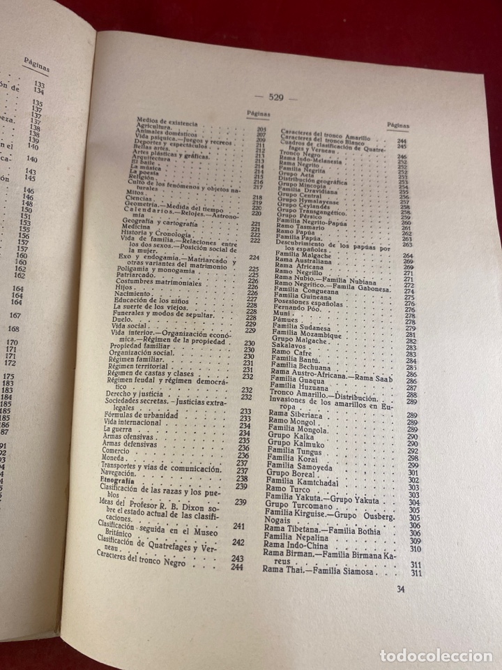 Libros antiguos: NOTAS PARA UN CURSO DE ANTROPOLOG&Iacute;A 1927 - Foto 7