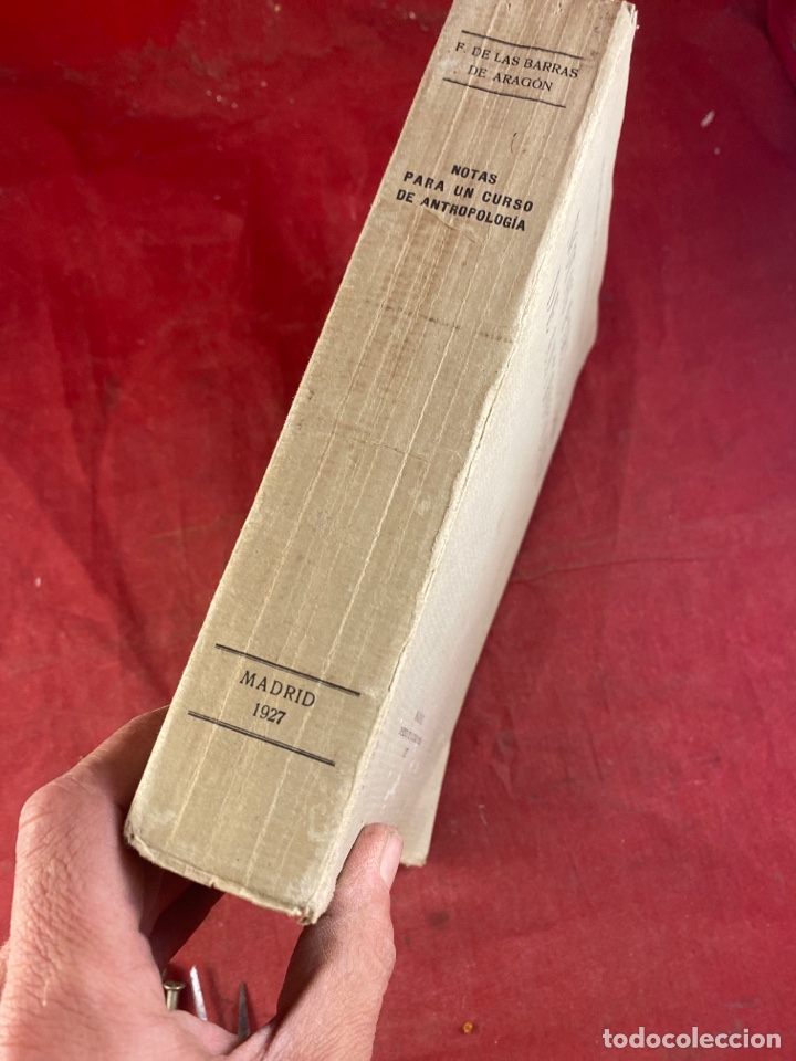 Libros antiguos: NOTAS PARA UN CURSO DE ANTROPOLOG&Iacute;A 1927 - Foto 10