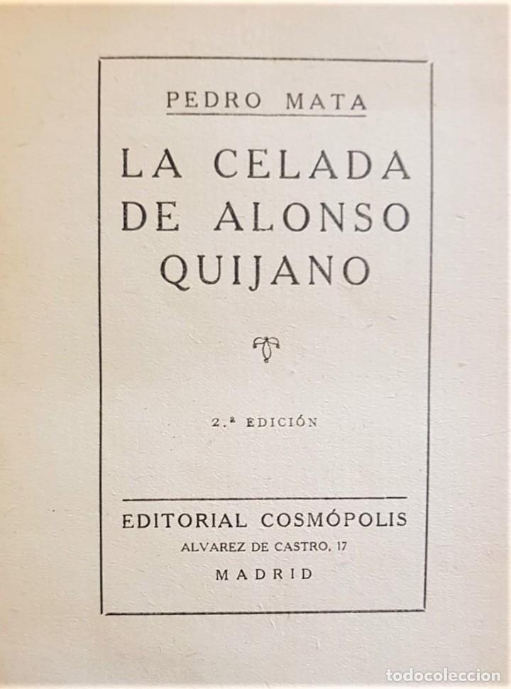 Libros antiguos: MATA, Pedro. La celada de Alonso Quijano. - Foto 1