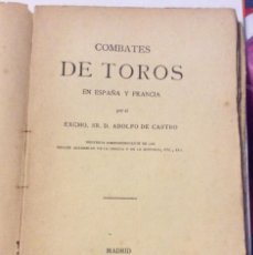 Libros antiguos: .- LA TAUROMAQUIA O ARTE DE TOREAR POR JOSE DELGADO (ALIAS) HILLO 1894