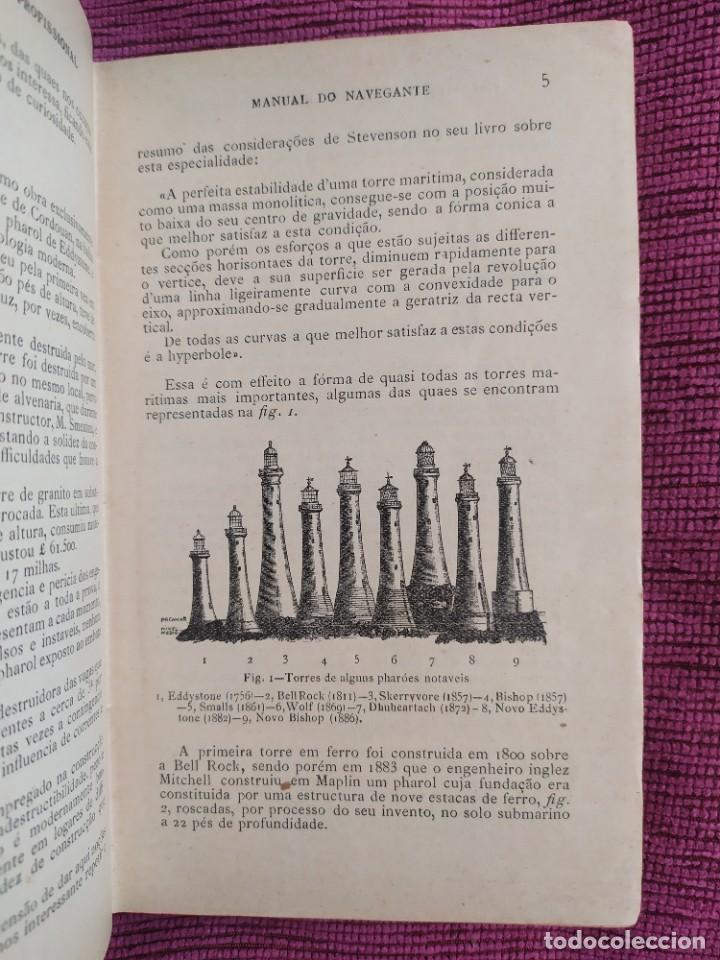 Libros antiguos: Manual do navegante. Regras e preceitos da lide do mar. - Foto 4