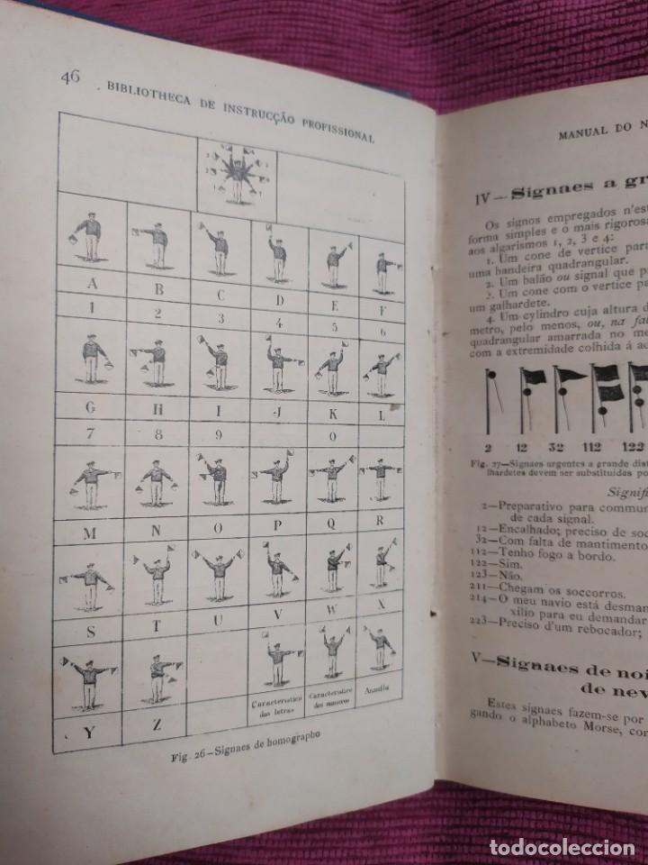 Libros antiguos: Manual do navegante. Regras e preceitos da lide do mar. - Foto 9