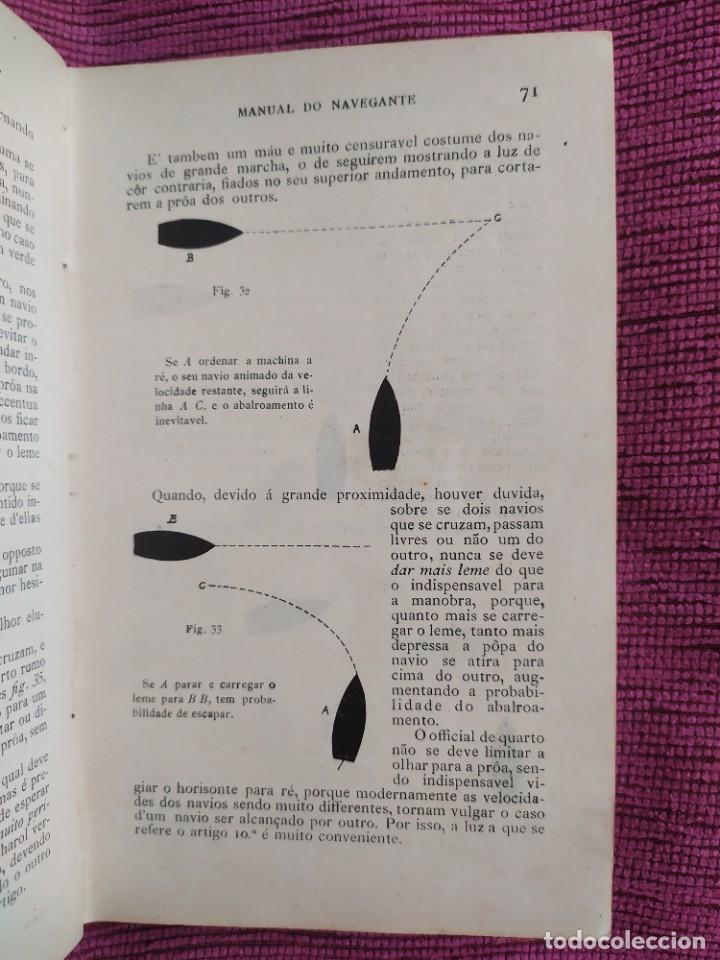 Libros antiguos: Manual do navegante. Regras e preceitos da lide do mar. - Foto 10