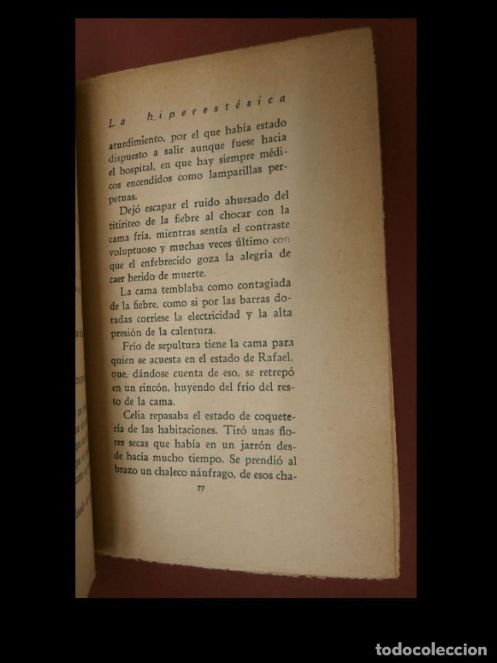 Libros antiguos: La Hiperest&eacute;sica. (Novela). Ram&oacute;n G&oacute;mez de la Serna - Foto 4
