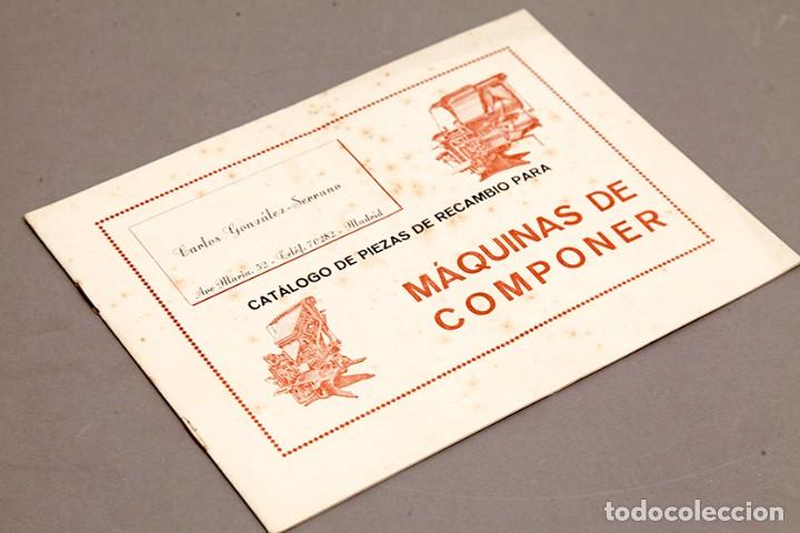Libros antiguos: MAQUINAS DE COMPONER - LINOTIPIA, TIPOGRAFIA E IMPRESI&Oacute;N - Foto 2