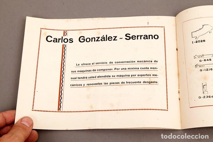 Libros antiguos: MAQUINAS DE COMPONER - LINOTIPIA, TIPOGRAFIA E IMPRESI&Oacute;N - Foto 9