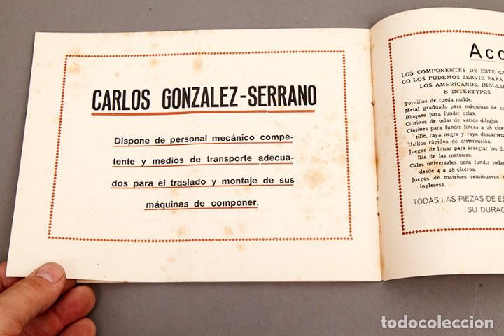 Libros antiguos: MAQUINAS DE COMPONER - LINOTIPIA, TIPOGRAFIA E IMPRESI&Oacute;N - Foto 10