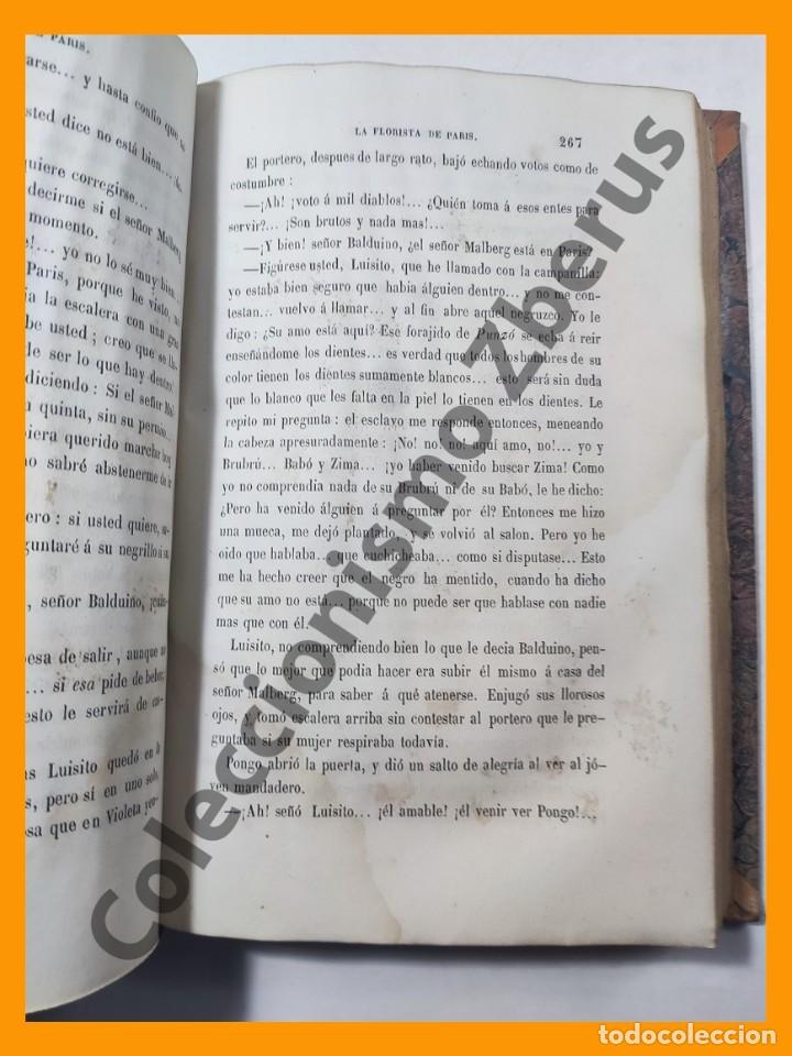 Libros antiguos: La Florista de Paris - Paul de Kock - Foto 5
