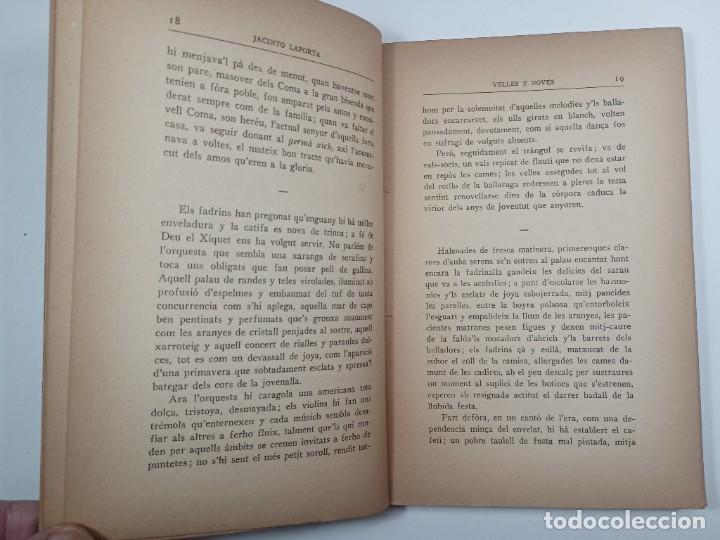 Libros antiguos: Jacinto Laporta - Velles y Noves. (1922) - Dedicat - Foto 4
