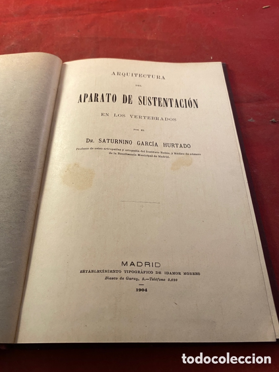 Libros antiguos: ARQUITECTURA DE SUSTENTACI&Oacute;N 1904 - Foto 2