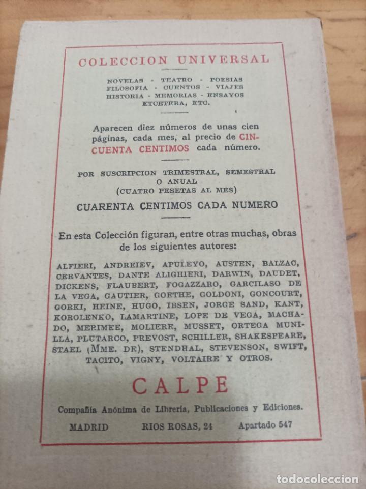 Libros antiguos: EL DIOS IMPLACABLE, ALEJANDRO KURPIN, EDITORIAL CALPE,1919,197 P&Aacute;G. - Foto 2