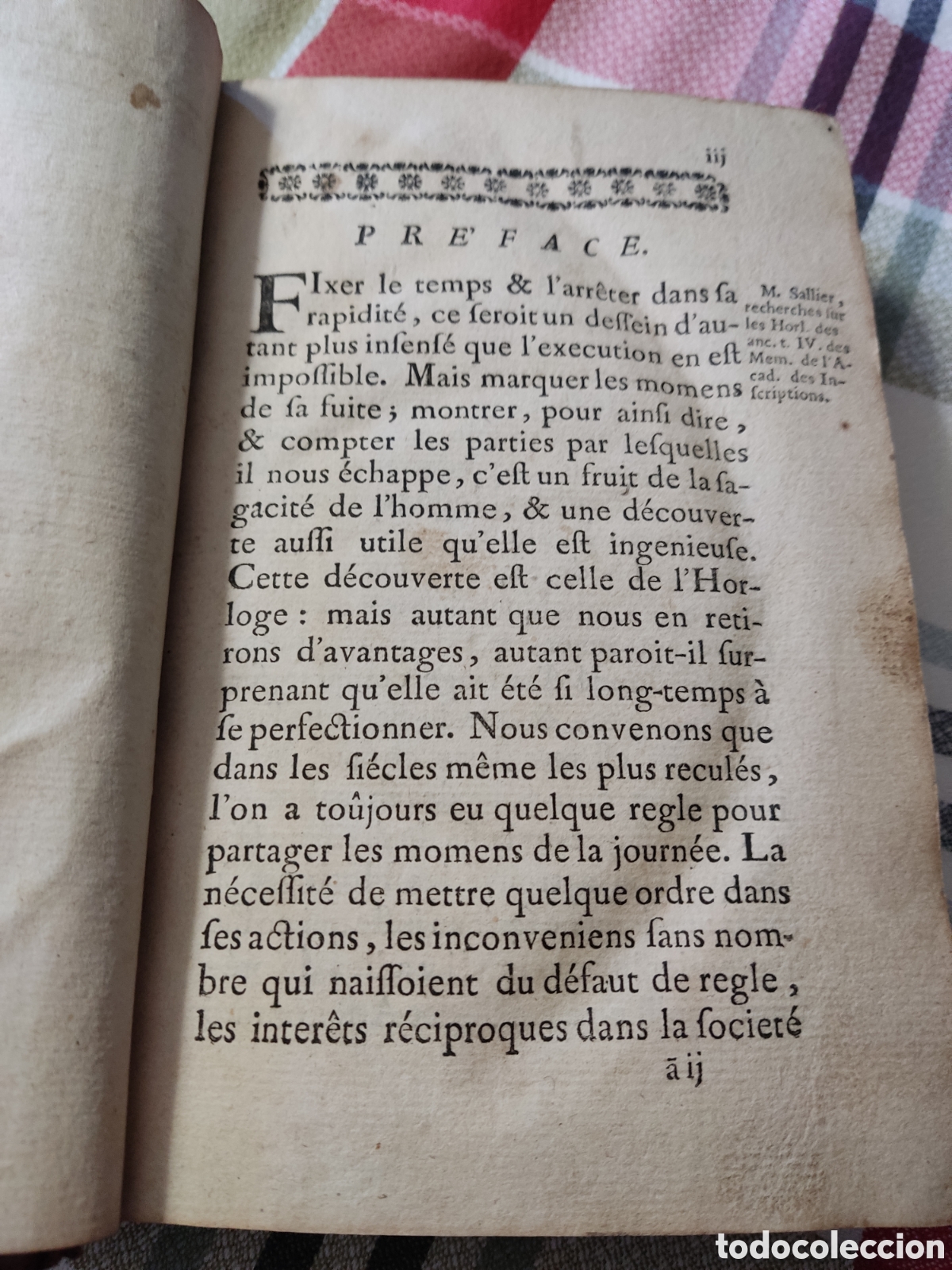 Libros antiguos: 1734 traite general des horloges jacques allexandre. Espectacular. - Foto 2