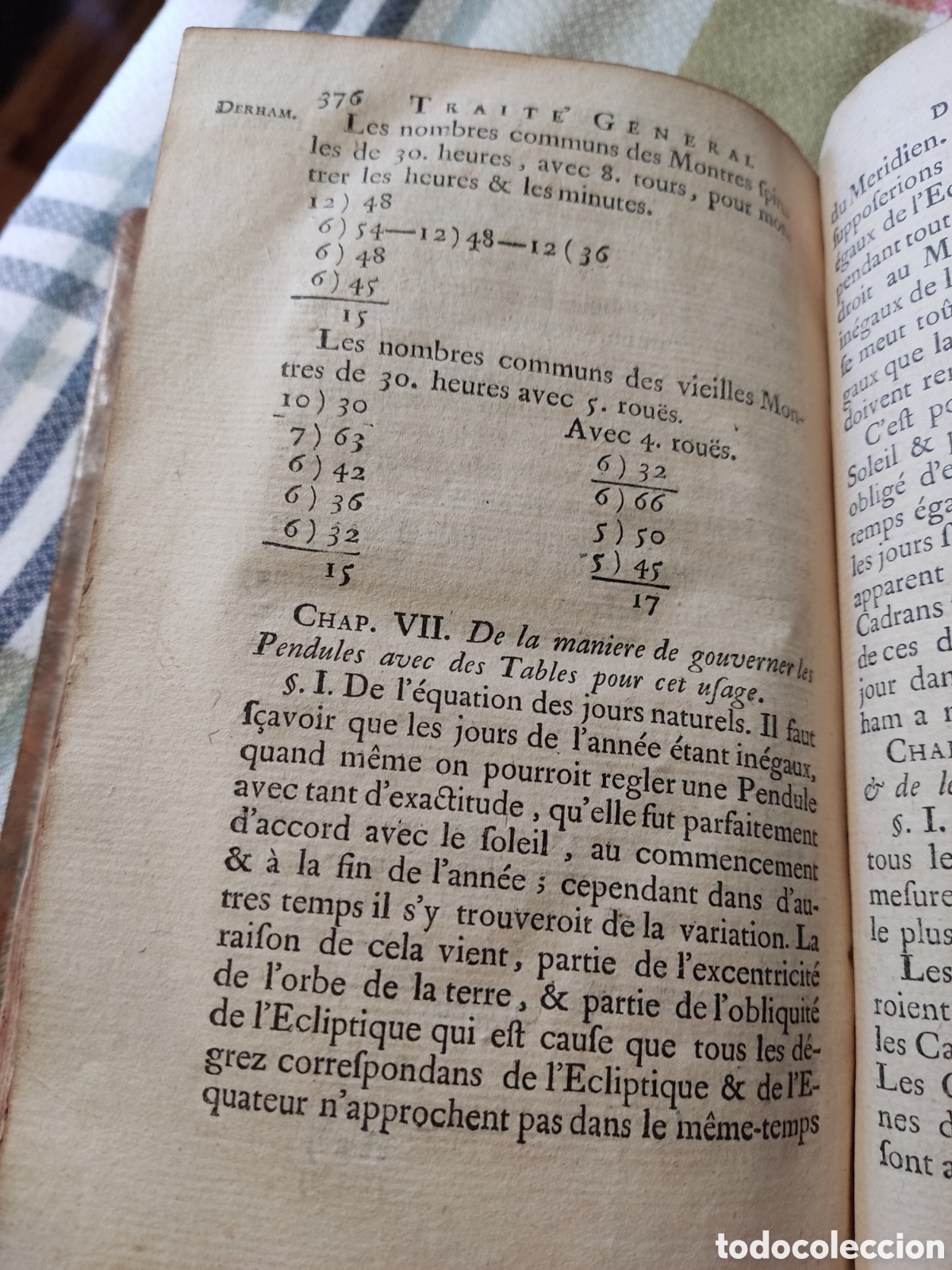 Libros antiguos: 1734 traite general des horloges jacques allexandre. Espectacular. - Foto 9