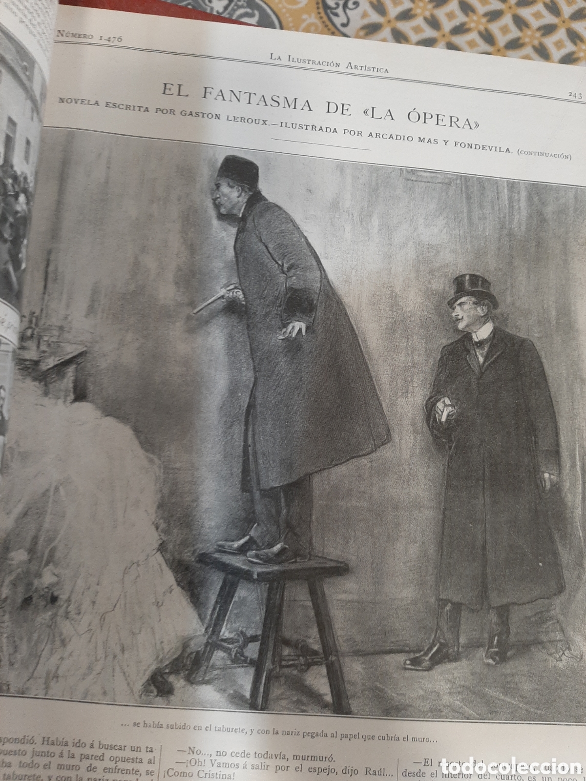 Libros antiguos: 5 tomos la ilustracion art&iacute;stica - Foto 5