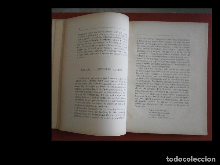 Libros antiguos: Sabadell. Monografia. Agust&iacute; Rius i Borrell - Foto 2