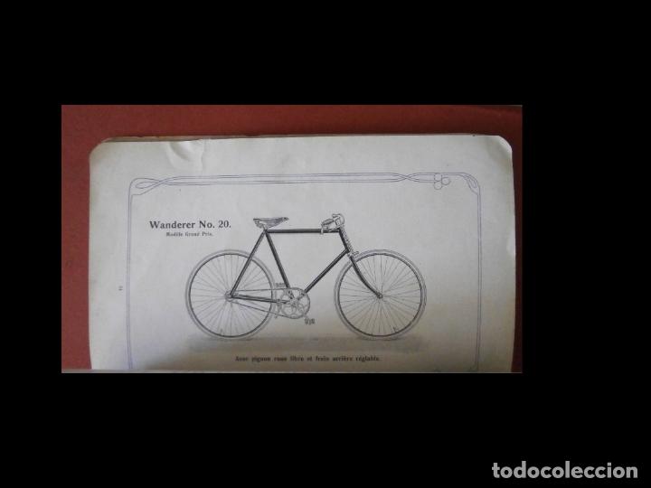 Libros antiguos: Usines Wanderer. Manufacture de Cycles - Foto 4
