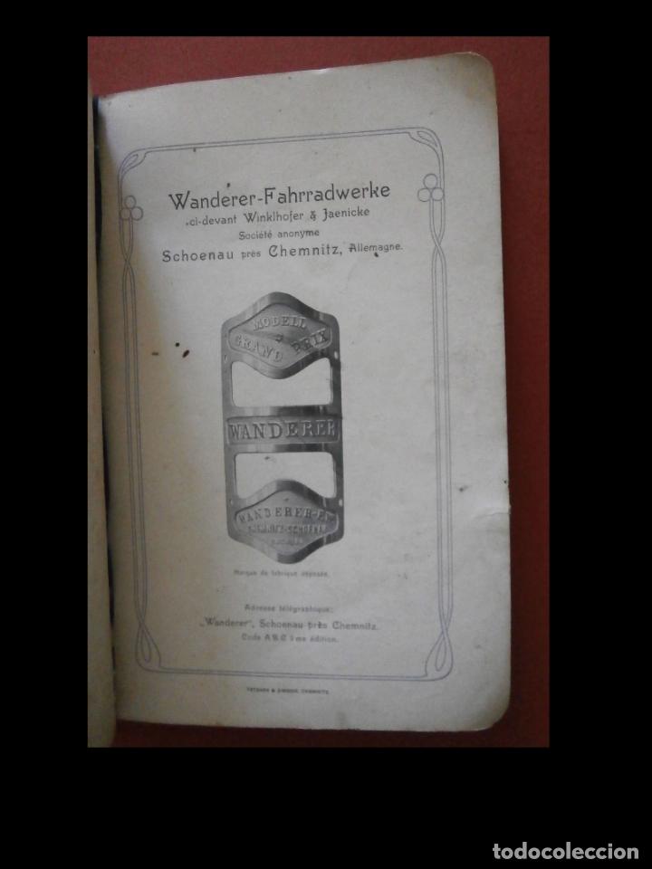 Libros antiguos: Usines Wanderer. Manufacture de Cycles - Foto 5