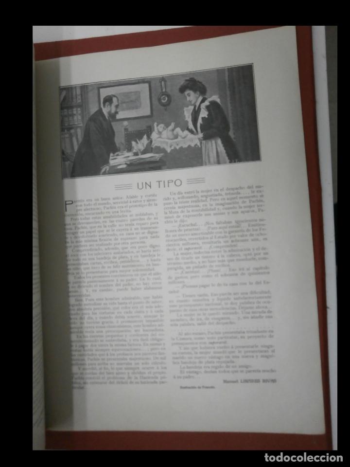 Libros antiguos: Almanaque 1908. El Cuento Semanal - Foto 3