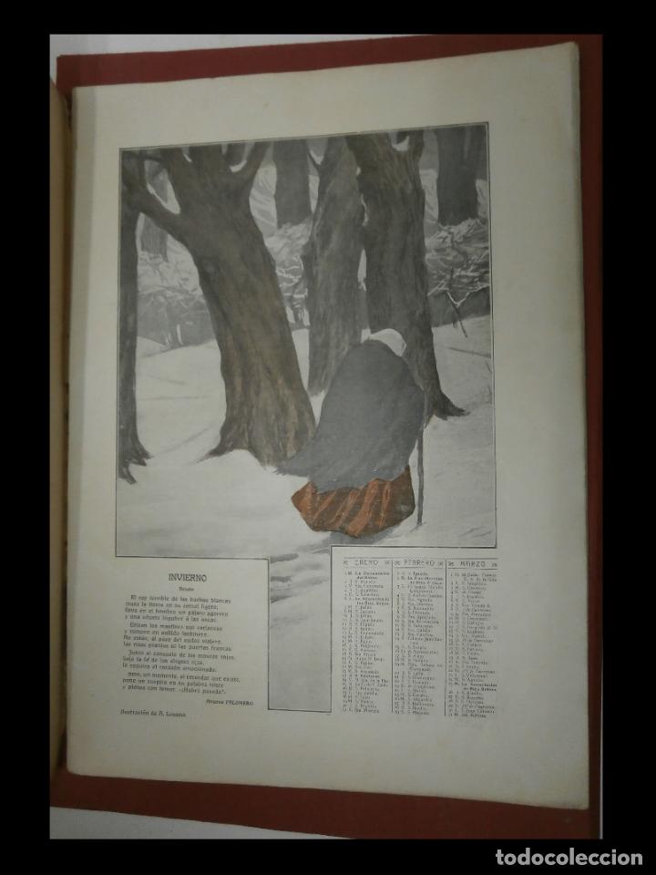 Libros antiguos: Almanaque 1908. El Cuento Semanal - Foto 5