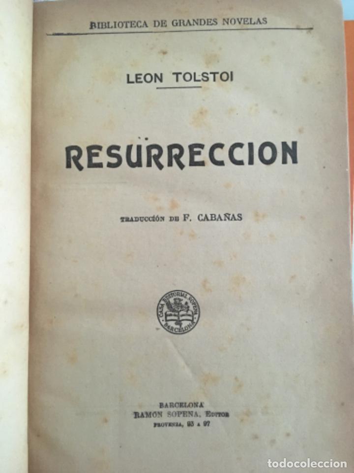 Libros antiguos: RESURRECCION, LEON TOLSTOI, 1930 - Foto 1
