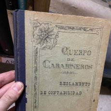 Libros antiguos: A8 REGLAMENTO DE CONTABILIDAD DEL CUERPO DE CARABINEROS-JOSÉ MARIA DE OLAGUER FELIU Y RAMIREZ-1924. Lote 363237870
