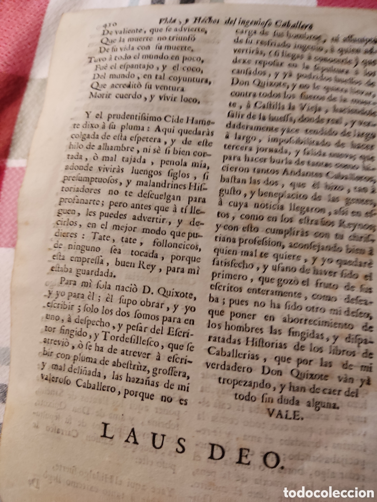Libros antiguos: Don quixote de la mancha 1764 dos tomos - Foto 10