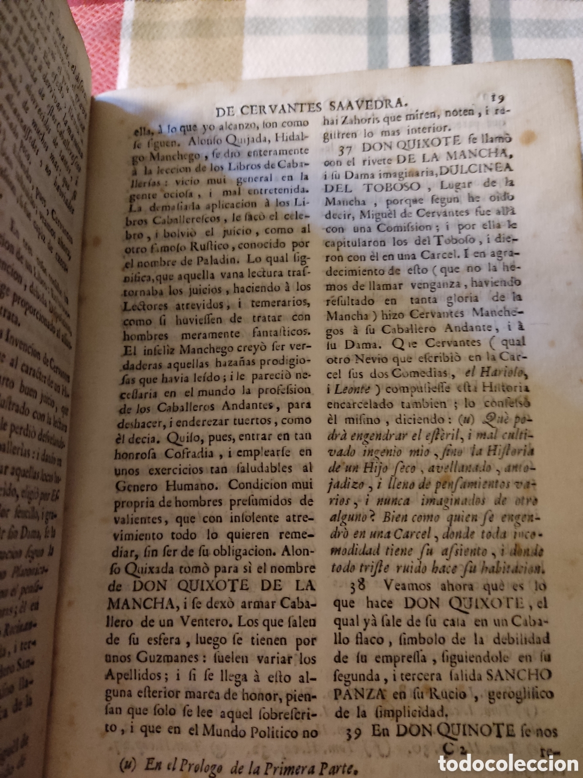 Libros antiguos: Don quixote de la mancha 1764 dos tomos - Foto 19