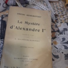 Libros antiguos: LE MYSTERE D,ALEXANDRE I