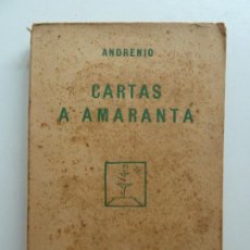 Livres anciens: CARTAS A AMARANTA. ANDRENIO. CUADERNOS LITERARIOS. MADRID 1924. Lote 363625210