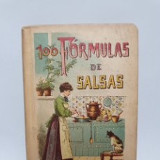 Libros antiguos: 100 FORMULAS DE SALSAS. BIBLIOTECA POPULAR. S. CALLEJA. MADRID. MADEMOISELLE ROSE.. Lote 363751585