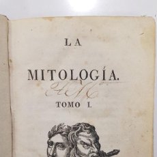 Libros antiguos: LA MITOLOGIA TOMO I. MADRID 1826 IMPRENTA DE D. M. DE BURGOS. PLENA PIEL. Lote 363758690