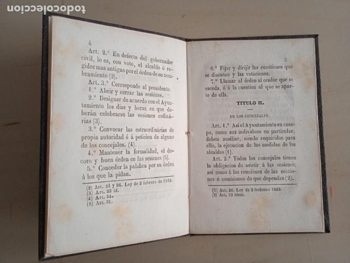 Libros antiguos: Reglamento interior del Excmo. Ayuntamiento Constitucional de Barcelona - Foto 2