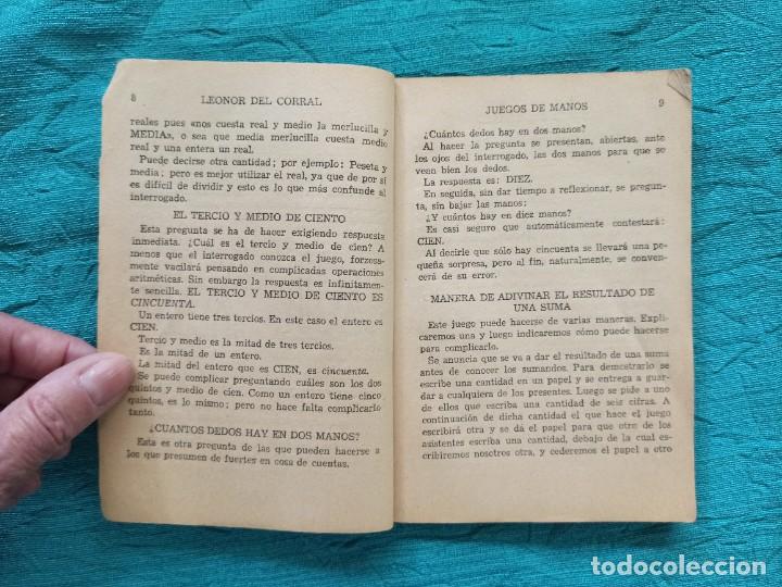 Libros antiguos: Antiguo libro Juegos de manos. Pasatiempos. Ilusionismo. - Foto 4