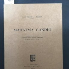 Libros antiguos: MAHATMA GANDHI, JOSEP SUREDA I BLANES, 1931. Lote 364031721