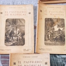 Livres anciens: LA NOVELA ILUSTRADA. EL PASTELERO DE MADRIGAL. TOMOS 2, 4 Y 5. Lote 364044636