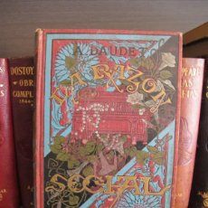 Libros antiguos: LA RAZÓN SOCIAL. FROMONT Y RISLER – ALFONSO DAUDET – BIBLIOTECA “ARTE Y LETRAS”, 1883