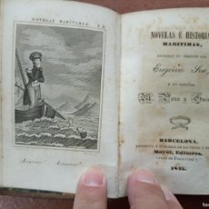 Libros antiguos: ANTIGUO LIBRITO NOVELAS E HISTORIAS MARITIMAS. BARCELONA 1845.. Lote 364099736