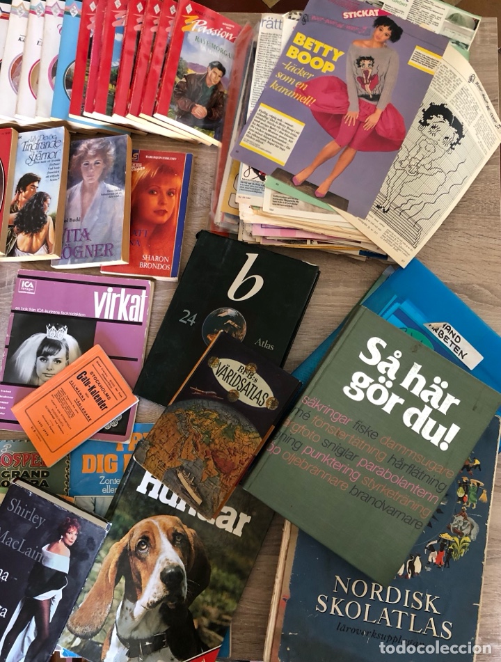 Libros antiguos: Lote libros suecos - Foto 2
