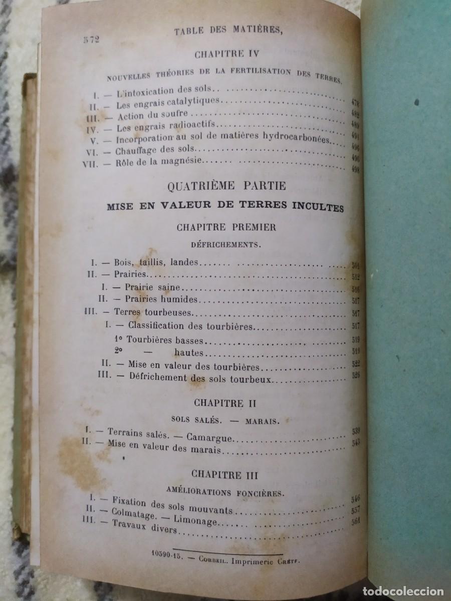 Libros antiguos: 1916. El suelo y la labranza. Paul Diffloth. - Foto 7