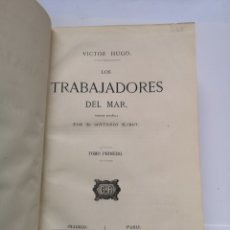 Libros antiguos: LOS TRABAJADORES DEL MAR POR VICTOR HUGO 1866. Lote 364468656