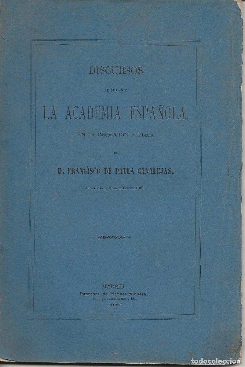 Libros antiguos: DISCURSOS - Foto 1